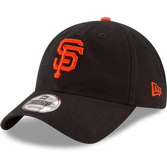 Kape zaobljena crna podesiva traka 9TWENTY Core Classic San Francisco Giants MLB New Era