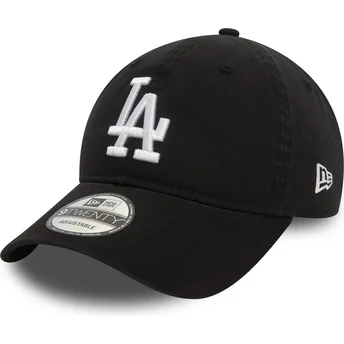 Kapa zaobljena crna podesiv 9TWENTY Washed Los Angeles Dodgers MLB New Era