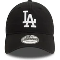 kapa-zaobljena-crna-podesiv-9twenty-washed-los-angeles-dodgers-mlb-new-era