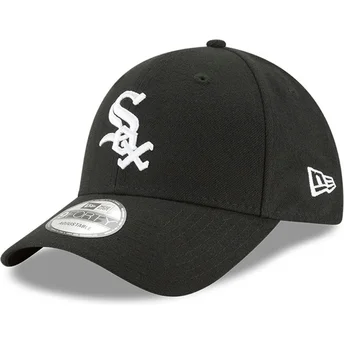 New Era Curved Brim Youth 9FORTY The League Chicago White Sox MLB Black Adjustable Cap