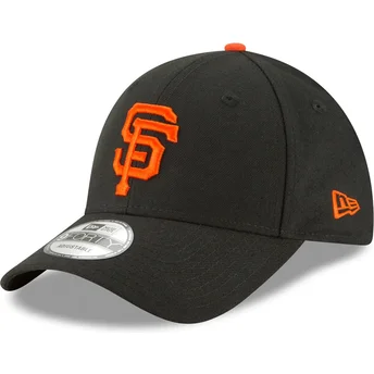 New Era Curved Brim Youth 9FORTY The League San Francisco Giants MLB Black Adjustable Cap