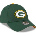 cap-zaobljena-green-adjustable-strap-za-djecu-9forty-the-league-green-bay-packers-nfl-new-era