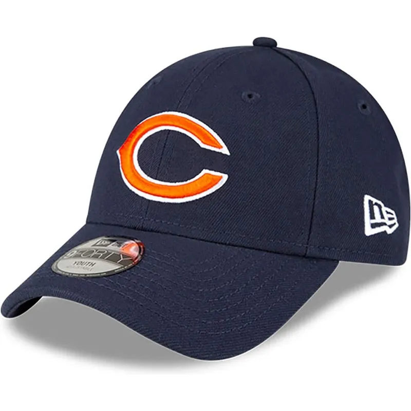 cap-zaobljena-navy-blue-adjustable-strap-za-djecu-9forty-the-league-chicago-bears-nfl-new-era