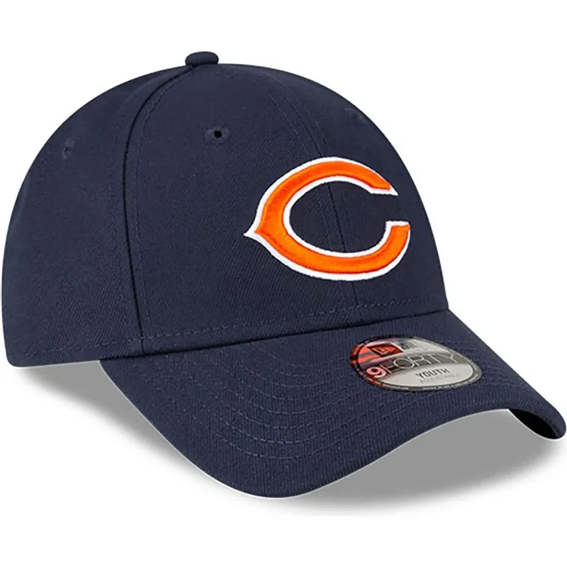 cap-zaobljena-navy-blue-adjustable-strap-za-djecu-9forty-the-league-chicago-bears-nfl-new-era