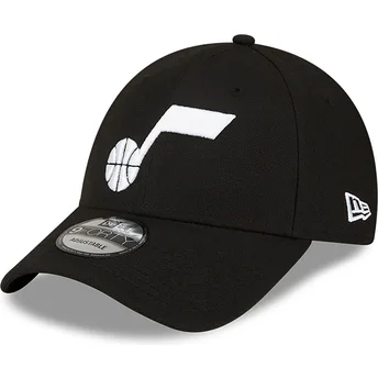 Cap zaobljena black adjustable strap 9FORTY The League Utah Jazz NBA New Era
