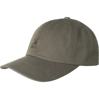 Kapa zaobljena siva podesiv Washed Baseball Smog Kangol