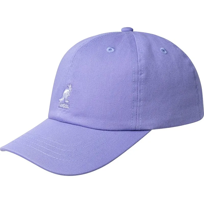 kapa-zaobljena-ljubicasta-podesiv-washed-baseball-iced-lilac-kangol kapa-zaobljena-ljubicasta-podesiv-washed-baseball-iced-lilac-kangol