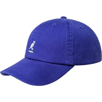 Kape zaobljena plava podesiva traka Washed Baseball Starry Blue Kangol