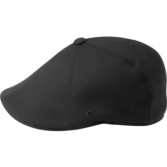 Beretke crna Wool Flexfit 504 Black Kangol