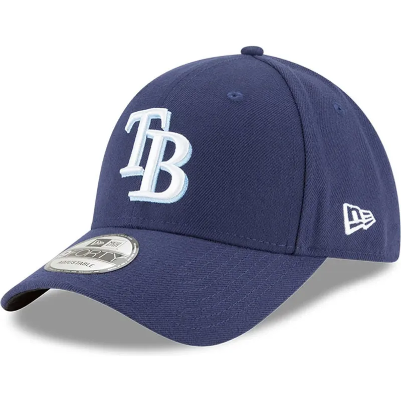 kapa-zaobljena-mornarsko-plava-podesiv-9forty-the-league-tampa-bay-rays-mlb-new-era