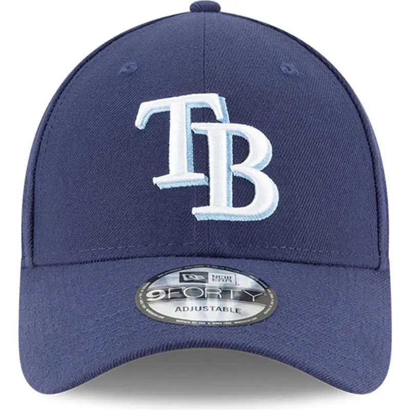 kapa-zaobljena-mornarsko-plava-podesiv-9forty-the-league-tampa-bay-rays-mlb-new-era