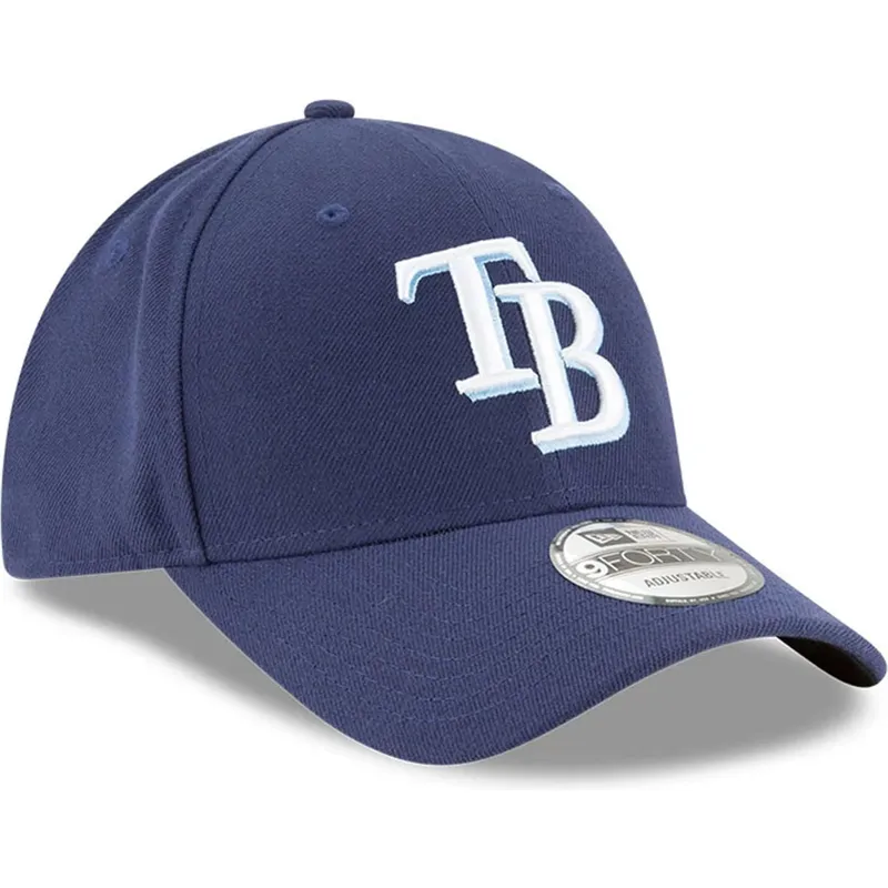 kapa-zaobljena-mornarsko-plava-podesiv-9forty-the-league-tampa-bay-rays-mlb-new-era