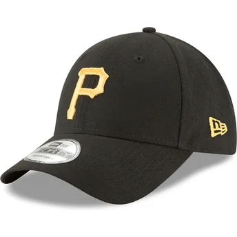 New Era Curved Brim 9FORTY The League Pittsburgh Pirates MLB Black Adjustable Cap