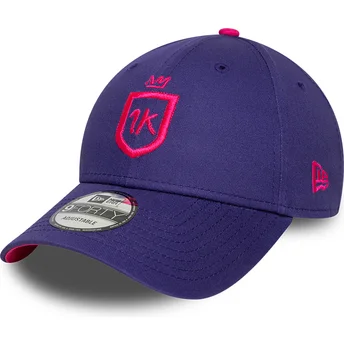 Cap zaobljena violet adjustable strap 9FORTY Core 1K FC Kings League New Era