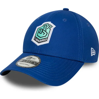 Cap zaobljena blue adjustable strap 9FORTY Core El Barrio Kings League New Era