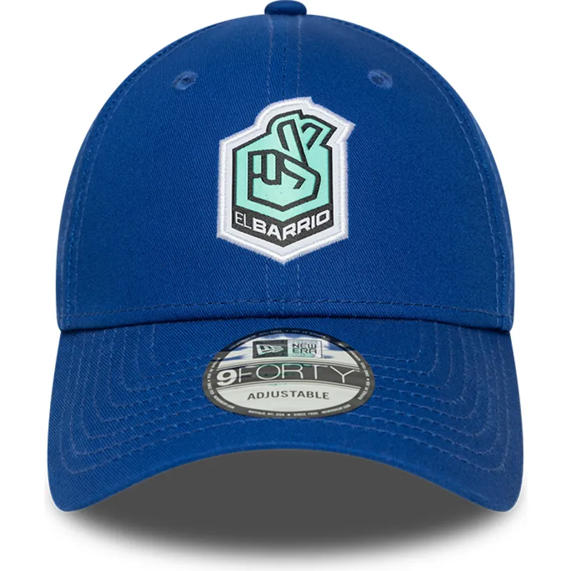 cap-zaobljena-blue-adjustable-strap-9forty-core-el-barrio-kings-league-new-era