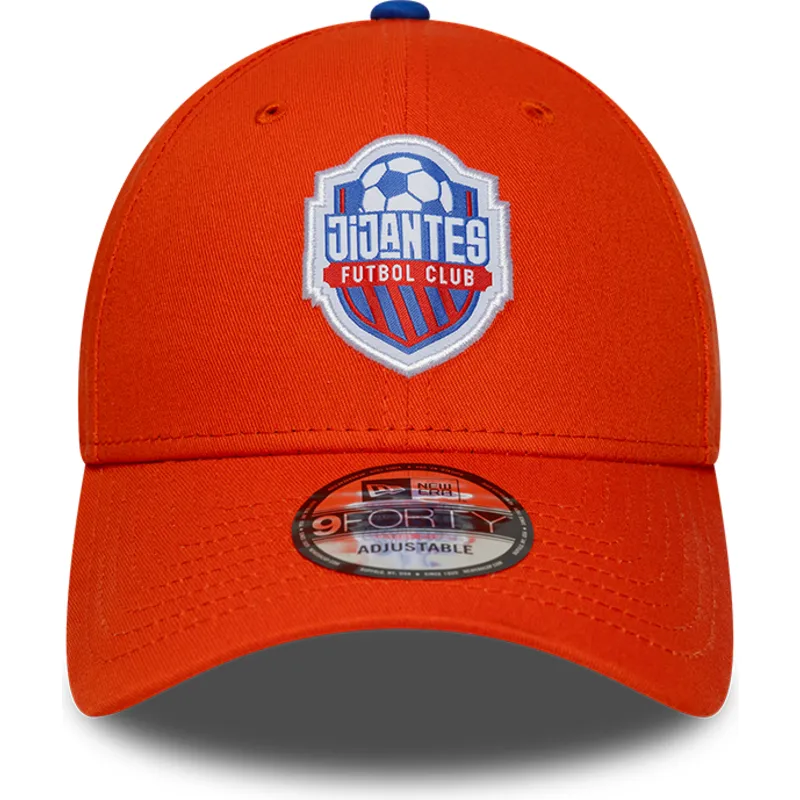 cap-zaobljena-orange-adjustable-strap-9forty-core-jijantes-fc-kings-league-new-era