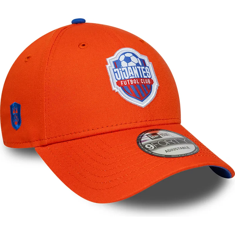 cap-zaobljena-orange-adjustable-strap-9forty-core-jijantes-fc-kings-league-new-era