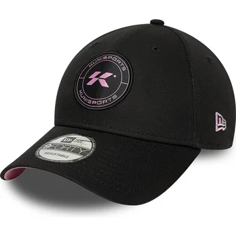 Cap zaobljena black adjustable strap 9FORTY Core Kunisports Kings League New Era