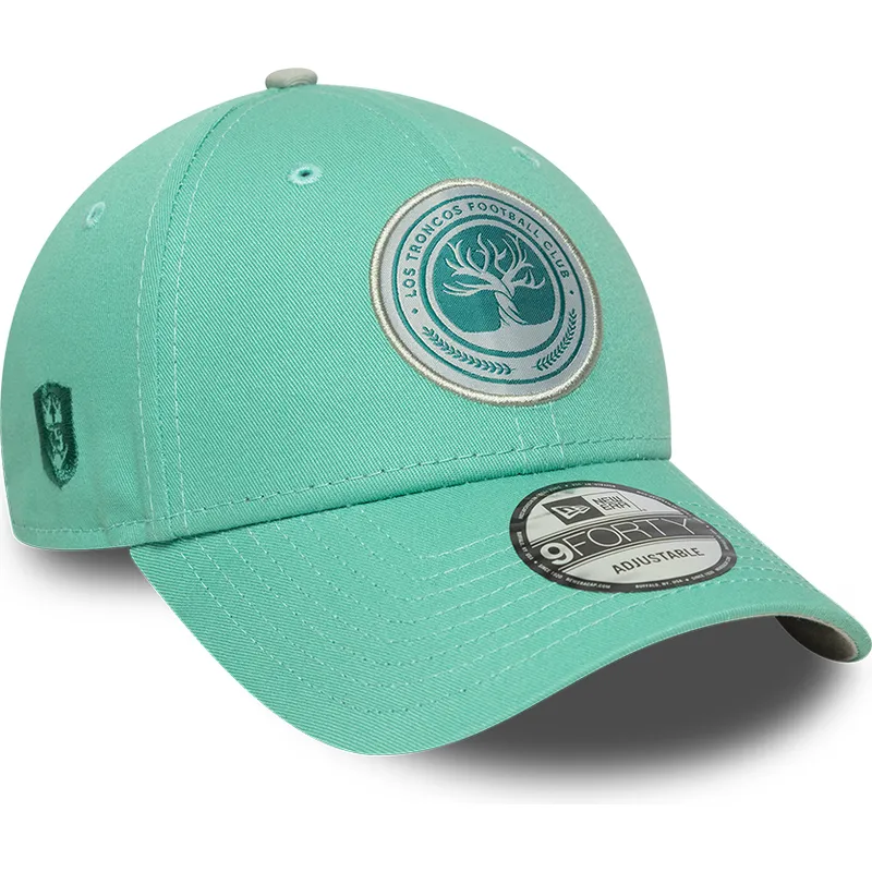 cap-zaobljena-green-adjustable-strap-9forty-core-los-troncos-fc-kings-league-new-era cap-zaobljena-green-adjustable-strap-9forty-core-los-troncos-fc-kings-league-new-era