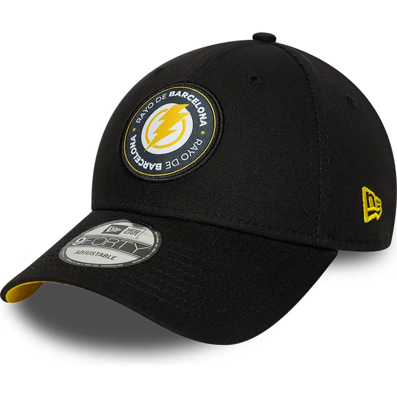 cap-zaobljena-black-adjustable-strap-9forty-core-de-rayo-rayo-de-barcelona-kings-league-new-era cap-zaobljena-black-adjustable-strap-9forty-core-de-rayo-rayo-de-barcelona-kings-league-new-era