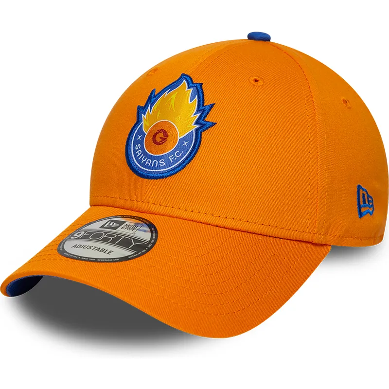 cap-zaobljena-orange-adjustable-strap-9forty-core-saiyans-fc-kings-league-new-era