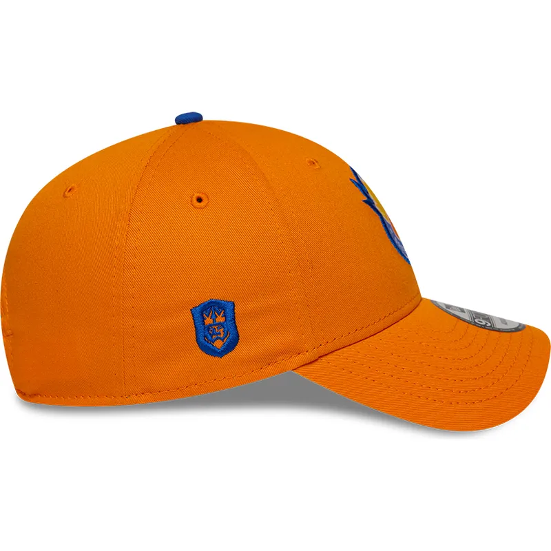 cap-zaobljena-orange-adjustable-strap-9forty-core-saiyans-fc-kings-league-new-era