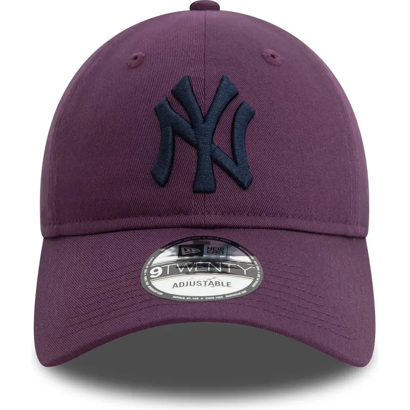 kapa-zaobljena-ljubicasta-podesiv-9twenty-league-essential-new-york-yankees-mlb-new-era
