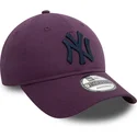 kapa-zaobljena-ljubicasta-podesiv-9twenty-league-essential-new-york-yankees-mlb-new-era