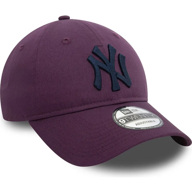 kapa-zaobljena-ljubicasta-podesiv-9twenty-league-essential-new-york-yankees-mlb-new-era