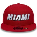 new-era-flat-brim-9fifty-statement-miami-heat-nba-red-snapback-cap