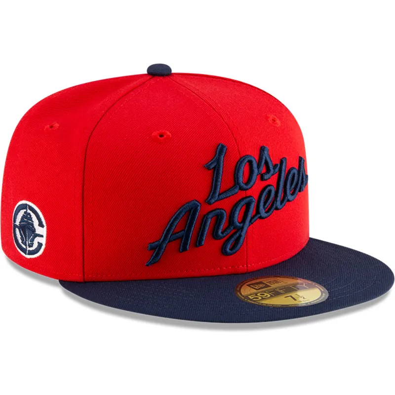 cap-ravna-red-ajustada-59fifty-statement-los-angeles-clippers-nba-new-era