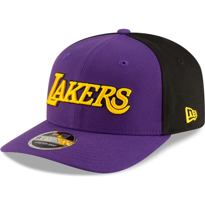 kapa-zaobljena-ljubicasta-snapback-9seventy-statement-stretch-snap-los-angeles-lakers-nba-new-era