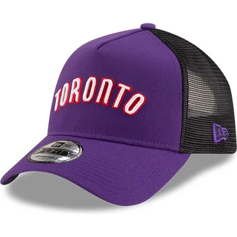Cap zaobljena violet snapback A Frame Classic Toronto Raptors NBA New Era