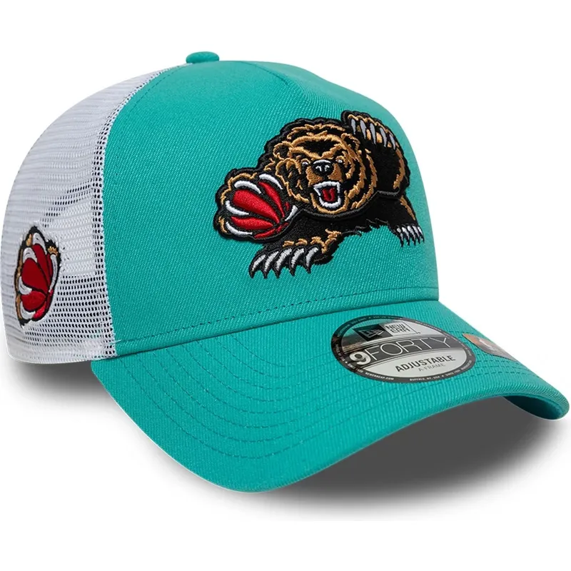 kapa-zaobljena-zelena-snapback-a-frame-classic-memphis-grizzlies-nba-new-era