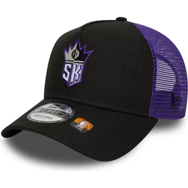 kapa-zaobljena-crna-snapback-a-frame-classic-sacramento-kings-nba-new-era