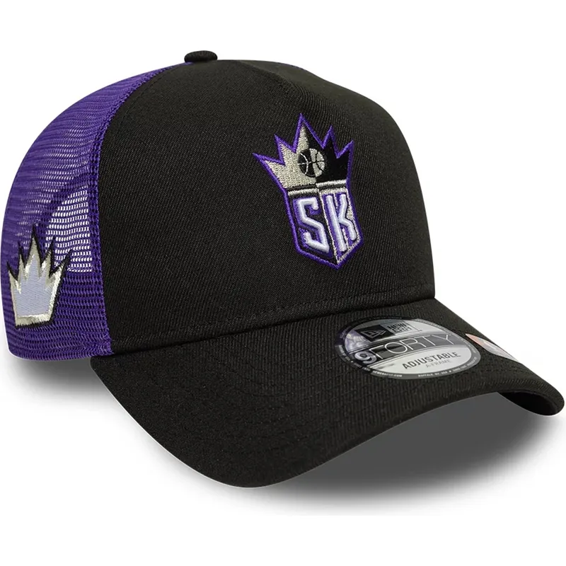 kapa-zaobljena-crna-snapback-a-frame-classic-sacramento-kings-nba-new-era