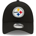 kapa-zaobljena-crna-podesiv-9forty-the-league-pittsburgh-steelers-nfl-new-era