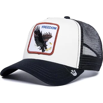 kapa-zaobljena-bijela-snapback-freedom-the-farm-goorin-bros