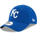 new-era-curved-brim-9forty-the-league-kansas-city-royals-mlb-blue-adjustable-cap