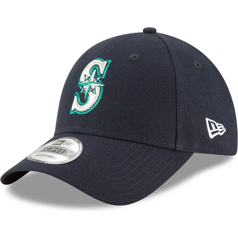 kapa-zaobljena-mornarsko-plava-podesiv-9forty-the-league-seattle-mariners-mlb-new-era