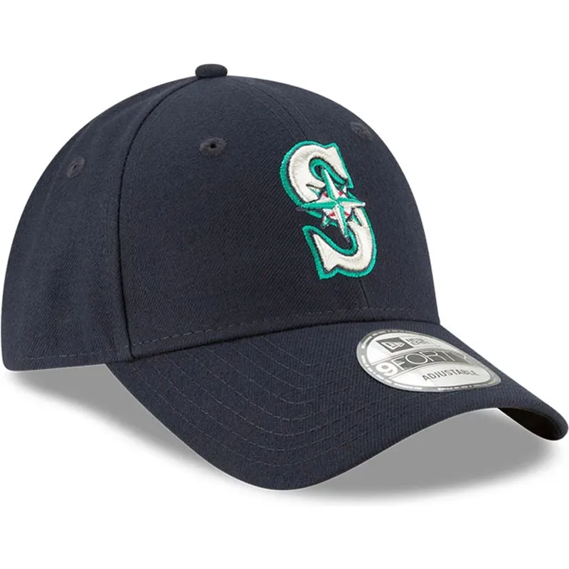 kapa-zaobljena-mornarsko-plava-podesiv-9forty-the-league-seattle-mariners-mlb-new-era