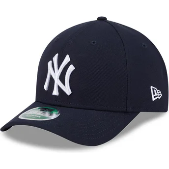 New Era Curved Brim 9FORTY M-Crown Player Replica New York Yankees MLB Navy Blue Snapback Cap