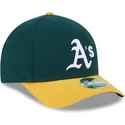 kapa-zaobljena-zelena-snapback-9forty-m-crown-player-replica-oakland-athletics-mlb-new-era