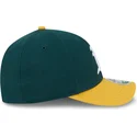 kapa-zaobljena-zelena-snapback-9forty-m-crown-player-replica-oakland-athletics-mlb-new-era