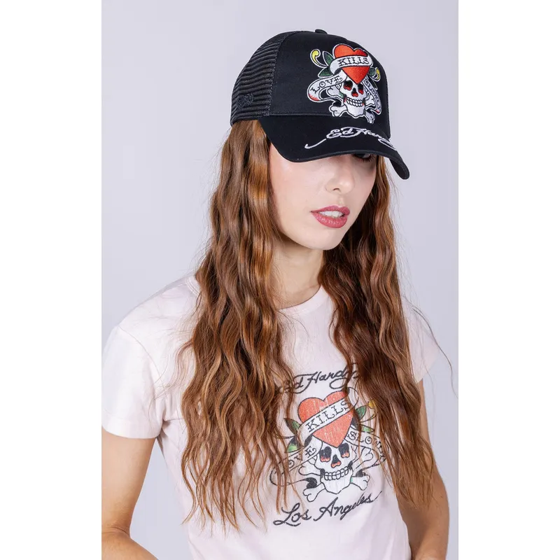 kapa-zaobljena-crna-snapback-love-kills-slowly-ed-hardy