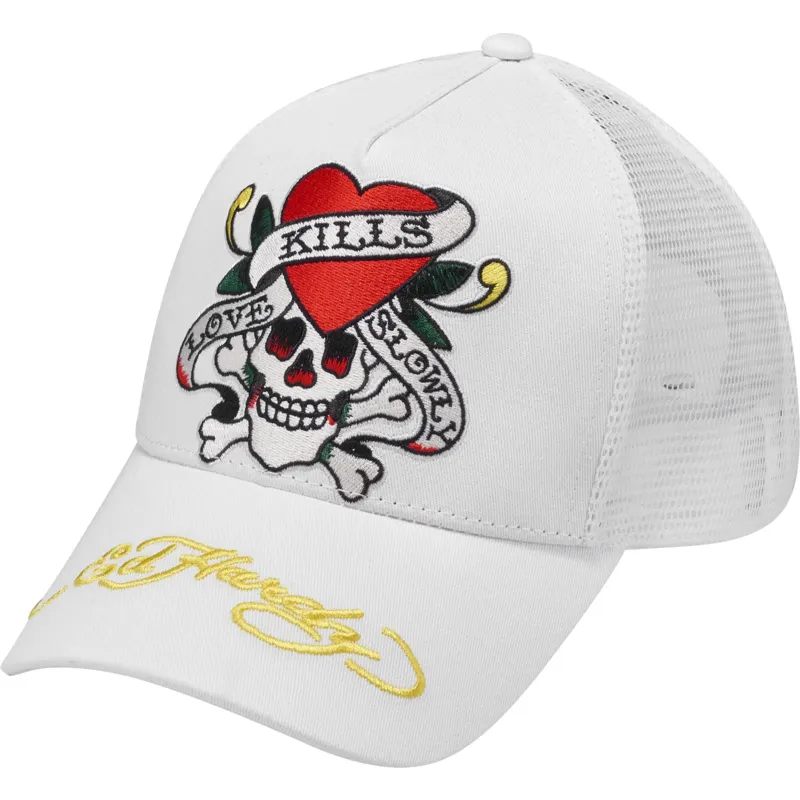 kapa-zaobljena-bijela-snapback-love-kills-slowly-ed-hardy kapa-zaobljena-bijela-snapback-love-kills-slowly-ed-hardy
