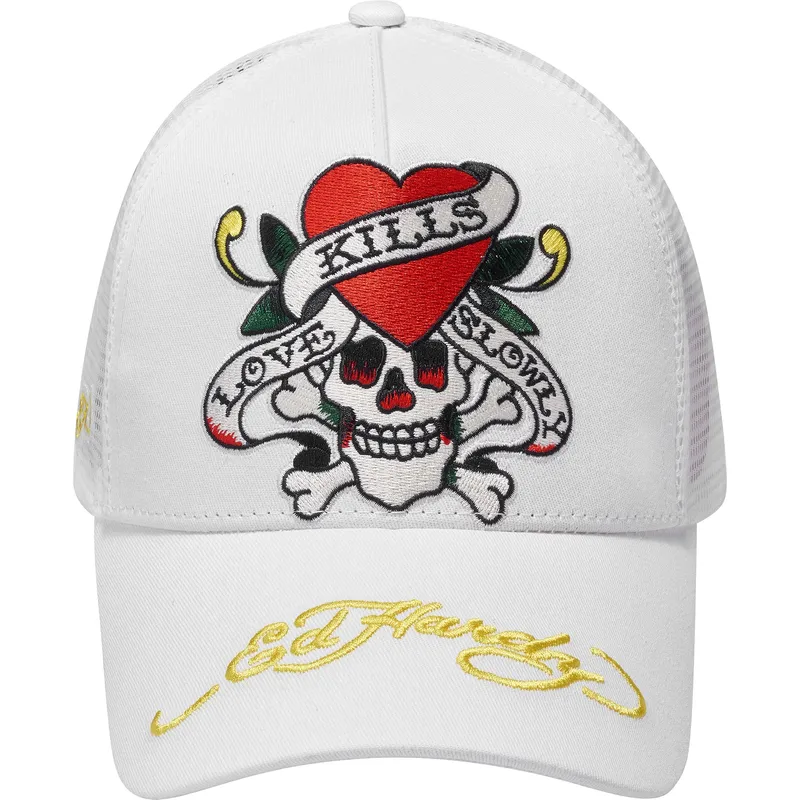 kapa-zaobljena-bijela-snapback-love-kills-slowly-ed-hardy kapa-zaobljena-bijela-snapback-love-kills-slowly-ed-hardy