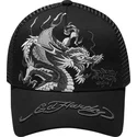 kapa-zaobljena-crna-snapback-mono-giant-ed-hardy