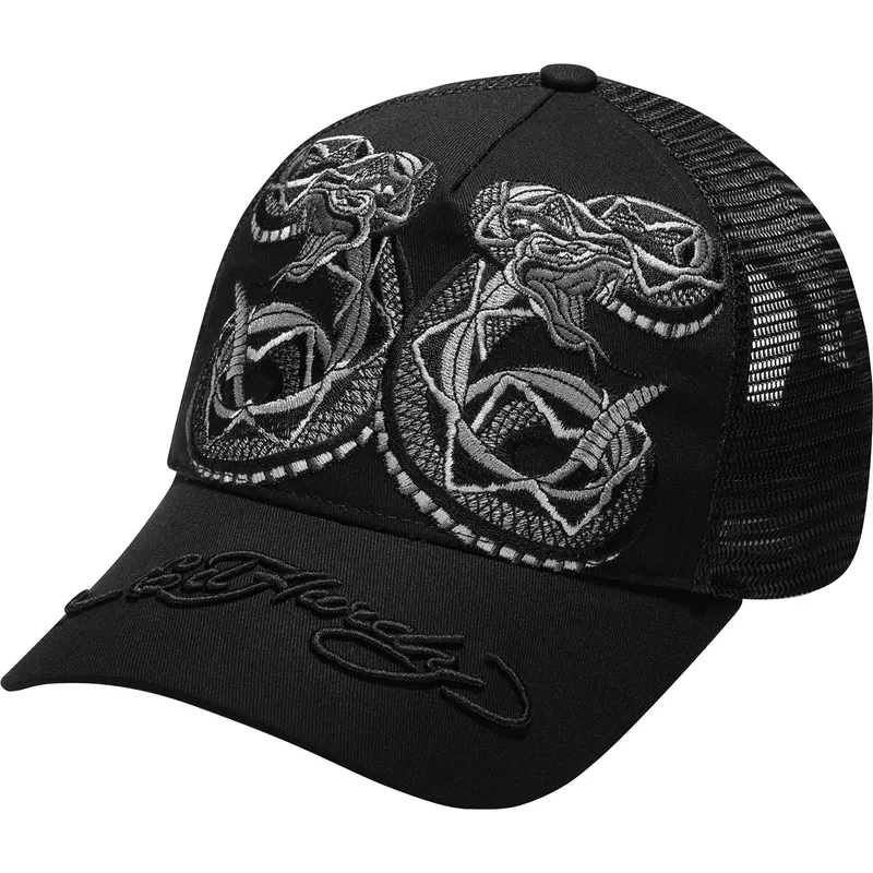 kapa-zaobljena-crna-snapback-duo-black-snake-ed-hardy kapa-zaobljena-crna-snapback-duo-black-snake-ed-hardy